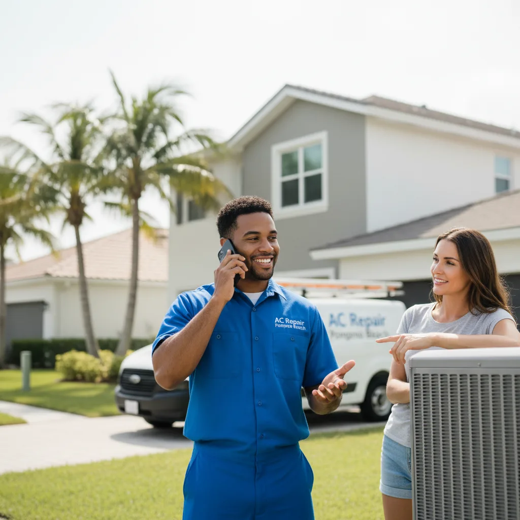 AC Repair Pompano Beach customer support in Calcium